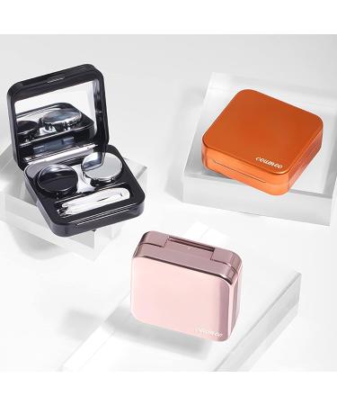 FCSHFC Contact Lens Case Girl Cute Higend Portable Simple Companion Storage Beauty Contact Box (Color : Black) - Buy Online on GoSupps.com