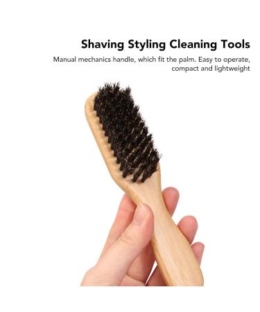 Beard Brush for Men - Bamboo Handle Soft Bristles | Perfect Barber Shop Styling Tool - Buy Online on GoSupps.com