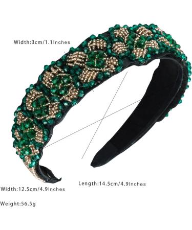 scicent Headbands for Women's Hair Fashion Hair Bands for Party Baroque Head Band Vintage Crystal Hairband Wide Hair Accessories for Ladies Elegant Head Hoop for Daily Wearing - 26019 - Buy Online on GoSupps.com
