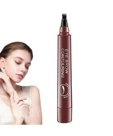 Liquid Eyebrow Pencil | Waterproof Eyebrow Marker Pen Microblade Eyebrow Pen for Natural-Looking Eyebrow Makeup Waterproof Eyebrow Contouring Xuey-ca