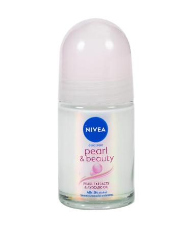 NIVEA Women Deodorant Roll On Pearl & Beauty for Smooth & Beautiful Underarms 48h Protection 25 ml