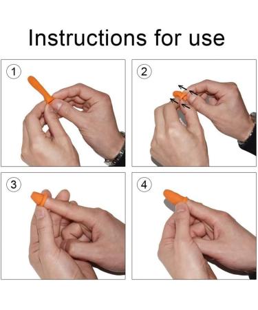 100Pcs Orange Rubber Anti-Slip Finger Cots - Disposable Protective Finger Covers for Easy Electronic Repair - Buy Online on GoSupps.com