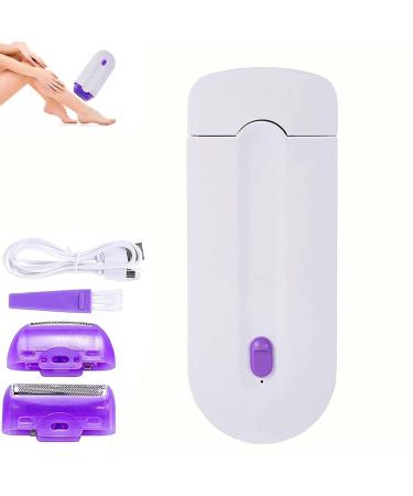 Hair Eraser  2023 New Reusable Silky Smooth Hair Remover  Pocket Size Portable Magic Painless Hair Removal Tool  Applicable to Back Arms Legs Body Easy Use for Home Car Travel 1 pc