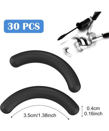 Replacement Silicone Eyelash Curler Refills 30 Piece Eyelash Curler Pad for Universal Eyelash Curler with Clear Storage Box - Buy Online on GoSupps.com