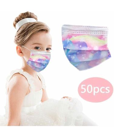 Goddess Accent 50PCS Camouflage Kids Disposable Face_Mask Ply Non-Woven Fabric Breathable Printed Face Balaclava Earloop Protective Face Bandanas for Boys Girls Outdoor School - Buy Online on GoSupps.com