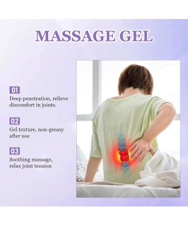Gel de massage apaisant et apaisant rafra chissant et non gras absorption rapide pour un soutien musculaire rapide pour les genoux les lombaires la nuque les mains et les pieds 1pcs - Buy Online on GoSupps.com