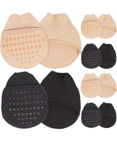 Lurrose 6 Pairs Half Palm Socks - Anti-Slip Invisible Cotton Socks for Women | Summer High Heel & Forefoot Comfort - Buy Online on GoSupps.com