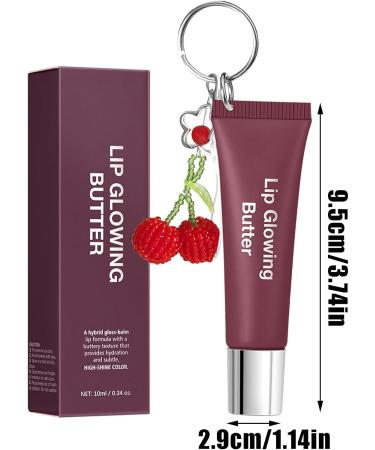  laxreheye Lip Balm - Moisturizing with colorful keychain 10 ml lip butter for women makeup - for daily use travel office suburban women's girlfriend wife birthday Christmas - Buy Online on GoSupps.com