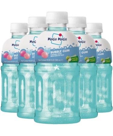 Mogu Mogu Sweet Drinks Bundle: Cotton Candy 6x320ml + Bubble Gum 6x320ml (12x320ml) With Nata de Coco Boxed Treatz - Buy Online on GoSupps.com