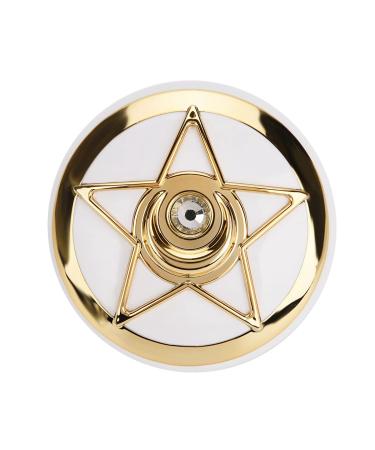 Lens box lens case 3 colors pentagram shape lens container case contact lens box for girls gift (gold)