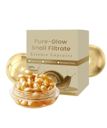 Snail Face Serums Reducing Fine Lines Skin Snail Mucin Repair Essence Brightening Hydrating Firming Non-irritating Hydrating Nourishing Skin Moisturizer Daily Face