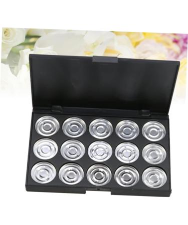 WOONEKY 3pcs 15 Empty Cosmetic Travel Makeup Case Empty Eyeshadow Palette Estuche De Maquillaje Silver - Buy Online on GoSupps.com