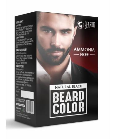 Beardo Natural Black Beard Colour ANNONIA FREE