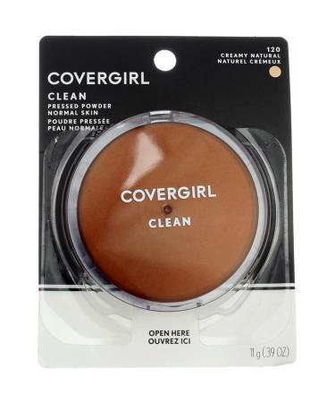 Cover Girl clean normal skin pressed powder 120 Creamy Natural .39 oz