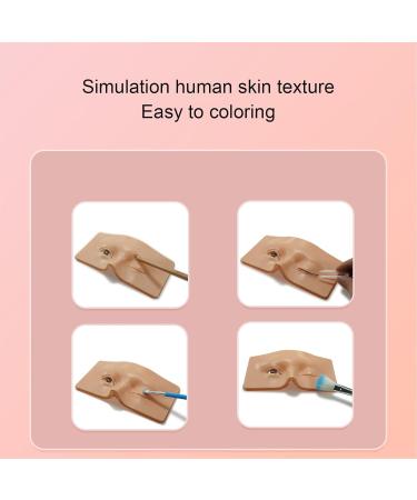 Makeup Practice Face Kit - Complete Silicone Liquid Makeup Board for Salon (White Skin) - Ideal for Skill Development & Tutorials - Buy Online on GoSupps.com