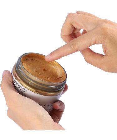 SyangKaitian Hair Wax Unisex Hair Color Hair Color Styling Cream Mud Natural Styling Ointment Women Men Disposable Hairstyle Modeling Hair Color Wax Hair Dye Gold - Buy Online on GoSupps.com