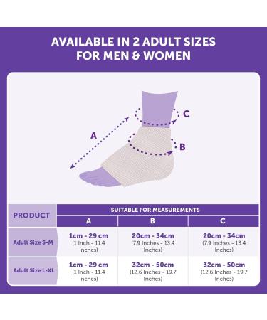 Adult Waterproof Foot & Ankle Cast Cover - Reusable Neoprene Seal - Small-Medium Grey Size S-M - Buy Online on GoSupps.com