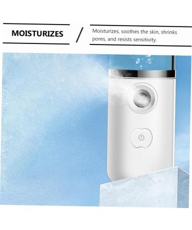 Healeved 2pcs Hydrating Instrument Spray Water Bottle Facial Mister Mini Eyelash Extensions Mist White Abs - Buy Online on GoSupps.com