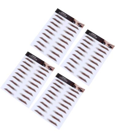 FRCOLOR 8 Pcs Eyebrow Stickers Make up Kit Eyebrow Transfer Tattoos Artificial Eyebrow 6d Eyebrow Shape Set - Buy Online on GoSupps.com