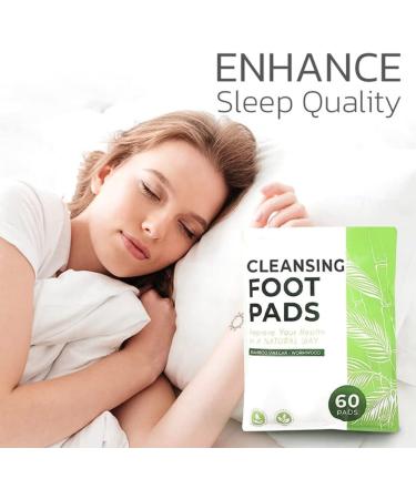 Detox Foot Pads - 20 Natural Plasters with Bamboo & Ginger for Stress Relief & Toxin Removal | International Shipping Available - Buy Online on GoSupps.com