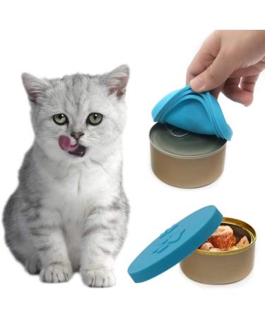 4 Pack Universal Silicone Pet Food Can Covers - Fits 1 to 3 Standard Size Cans - Cat and Dog Can Lids Set - Buy Online on GoSupps.com