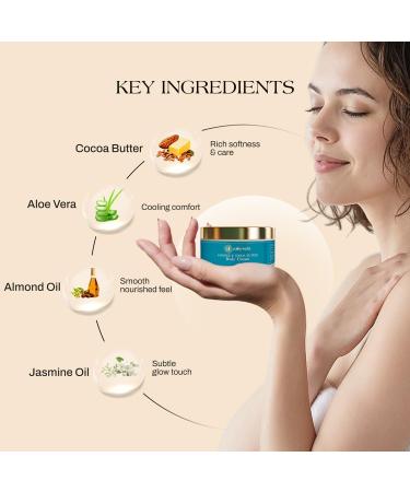 Jasmine & Cocoa Butter Day Cream UVA/UVB Sun Protector Chemical Free Sun Protector Body Cream (50 gm) - Buy Online on GoSupps.com