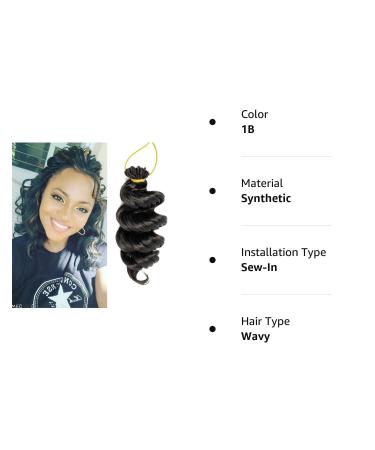 Ocean Wave Crochet Hair 14 Inch 6 Packs - Deep Wave Crochet Braids for Black Women - Synthetic Braiding Hair Extensions (1B) - Buy Online on GoSupps.com