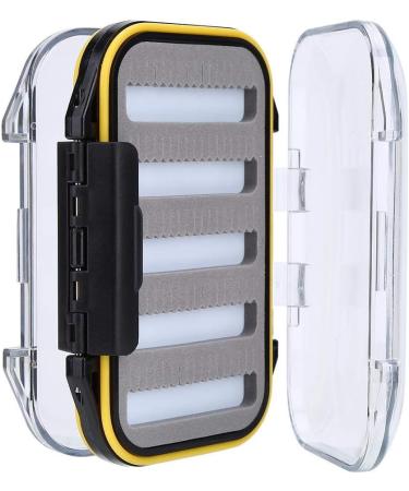 Weiyirot Portable Small Lure Box - Plastic Fishing Lures Holder with Foam Pad - Black Zigzag Design - Buy Online on GoSupps.com