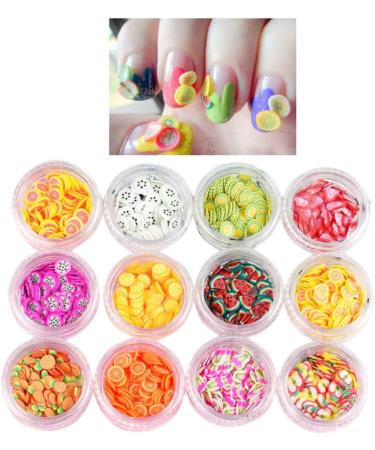 MILISTEN 2 Sets Mini 3D Fruit Slices Nail Art Decorations for Slime Crafts Nail Art and Face Decoration - Buy Online on GoSupps.com