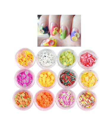 Milisten Mini 3D Fruit Slices - 2 Sets Nail Art Decorations for Slime Craft & Face Art | International Shipping - Buy Online on GoSupps.com