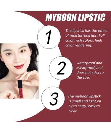 12 Color Waterproof Velvet Matte Liquid Lipstick Long Lasting No Fade Lip Gloss - 09 Chocolate Brown - Buy Online on GoSupps.com