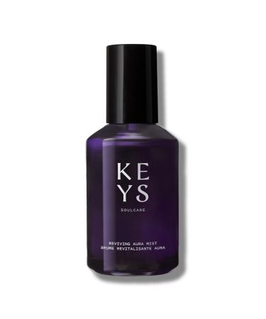 Keys Soulcare Reviving Aura Mist Revitalizing Facial Spray Hydrates Tones Refreshes & Renews Skin Vegan Cruelty-Free Rose Scent 3.72 Fl Oz