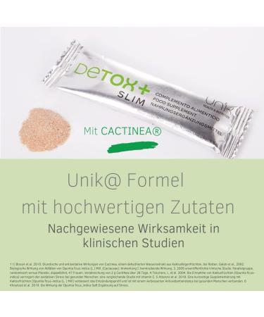 Detox Slim Drain - Green Tea Ginger Artichoke & Cactinea | 20 Sticks for Weight Control & Liquid Retention - Unik Health & Nutrition - Buy Online on GoSupps.com