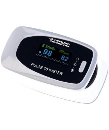 Newgen Medicals Oxygen Measurement device: Medical finger pulse oximeter with LCD color display high accuracy (oxygen measuring device finger oxygen meter finger oxygen measurement on)
