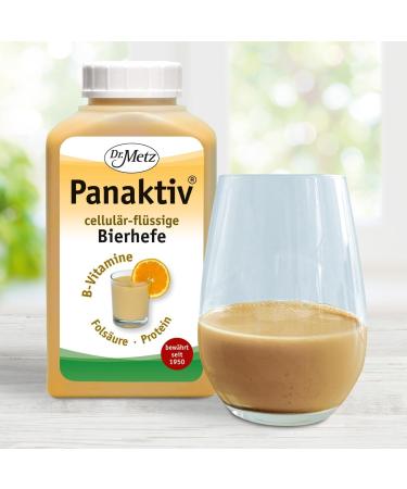 Panaktiv Liquid Brewers Yeast 500ml - Rich in Vitamins B1 B2 B6 B12 Folic Acid Biotin & Zinc - Quality Since 1950 | International Shipping Available - Buy Online on GoSupps.com