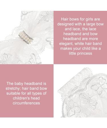 Baby Girl Flower Headband for Christening, Wedding, and Party | Baby Hair Band for Family Photos - Buy Online on GoSupps.com