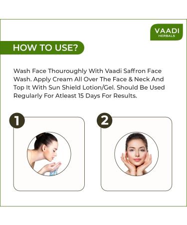 Vaadi Herbals Fairness Cream - Saffron Aloe Vera & Turmeric Extracts | 30g x 3 | International Shipping - Buy Online on GoSupps.com