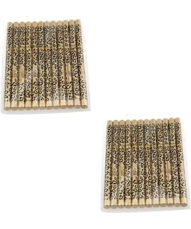 NOLITOY 2pcs set 12pcs Waterproof Shell Pens A Brush Eyebrow of Pencil Double-ended Leopard Eyeliner & 1 count (Pack of 1) As Shownx2pcs - Buy Online on GoSupps.com