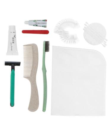 Gleavi cleaning set 1 set The daily requirements hotel-kit disposable hygiene set personal travel utensils bulk toothbrush cleaning kit travel ABS toilet items soap