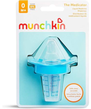 Munchkin Inc. Medicator Liquid Medicine Dispenser 0 Months+ - 1 Pack (Color May Vary) | Easy Baby Medication Administration - Buy Online on GoSupps.com