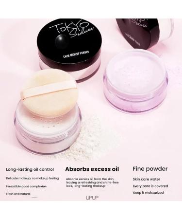  Meidimeijia Mineral Soft-Focus Setting Powder - Oil control anti-perspirant brightening matte finish loose powder (1# Ivory White One Size) - Buy Online on GoSupps.com