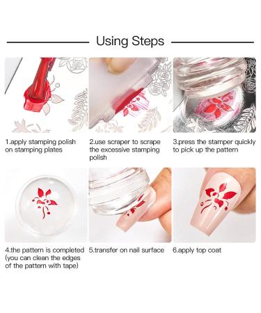 Halloween Nail Art Plates & Stamp Kit | DIY Manicure Tools for Stunning Nail Designs - Buy Online on GoSupps.com
