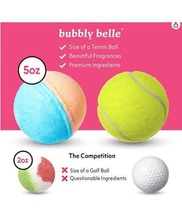 Bubbly Belle Essentials 5oz Bath Bomb with Adjustable Ring - Zen Collection - Buy Online on GoSupps.com