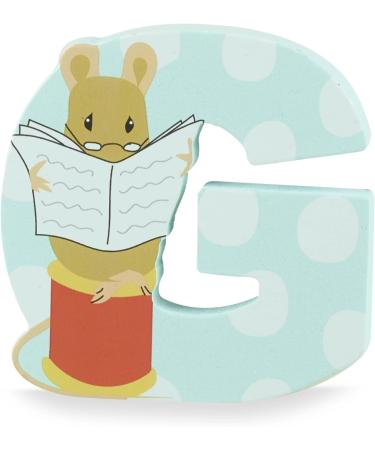 Peter Rabbit Wooden Letter G by Orange Tree Toys - Personalized Baby Name Toy Box Decor - Alphabet Animal Nursery Decoration - Buy Online on GoSupps.com