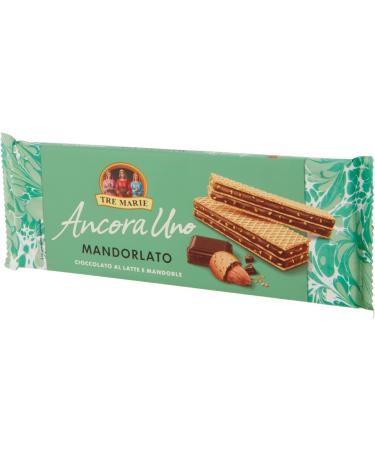  Tre Marie Set of 6 Tre Marie Ancora Uno Wafer Mandorlato Waffles Filled with Milk Chocolate Cream and Chopped Almonds 140g - Buy Online on GoSupps.com