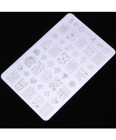 2-in-1 Christmas Manicure Template Set | Winter Nail Stamps & Art Stencils | Foil & Design Collection for Festive Nail Art - Buy Online on GoSupps.com