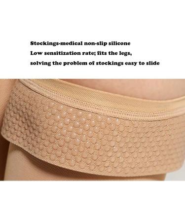Shop Aciyd 20-30MMHG Compression Stockings - Open Toe & Silicone Point Tape - Medical Calf Support for Men | XXL Size - Buy Online on GoSupps.com