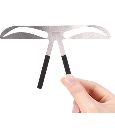 ANKROYU 4 Types Eyebrow Ruler Stainless Steel Eyebrow Measure Balance Extension Ruler Eyebrow Measurement Ruler Eyebrow Shape Stencil for All Face Shapes(B) - Buy Online on GoSupps.com