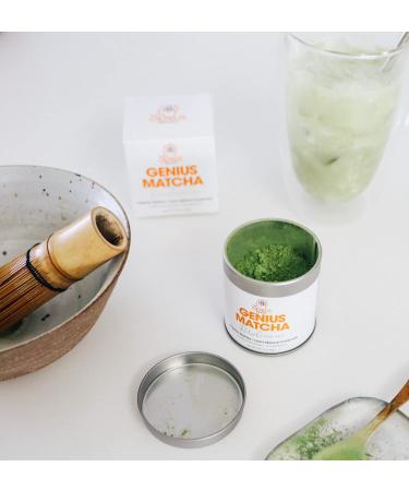 Organic Ceremonial Grade Matcha with Lions Mane & Cordyceps Mushroom Extract - Energy & Focus Boost | Japanese Origin by RachaelsGoodEats - Buy Online on GoSupps.com