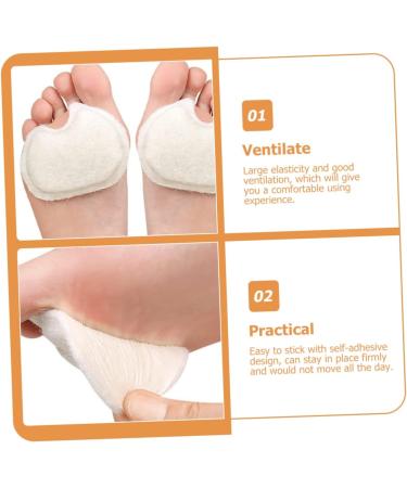 Comfortable Felt Forefoot Pads - Replaceable Metatarsal Half Size Foot Pads for Women - Prevent Slipping in Heels - Daily Use Gel Pads for Foot Pain Relief - Buy Online on GoSupps.com